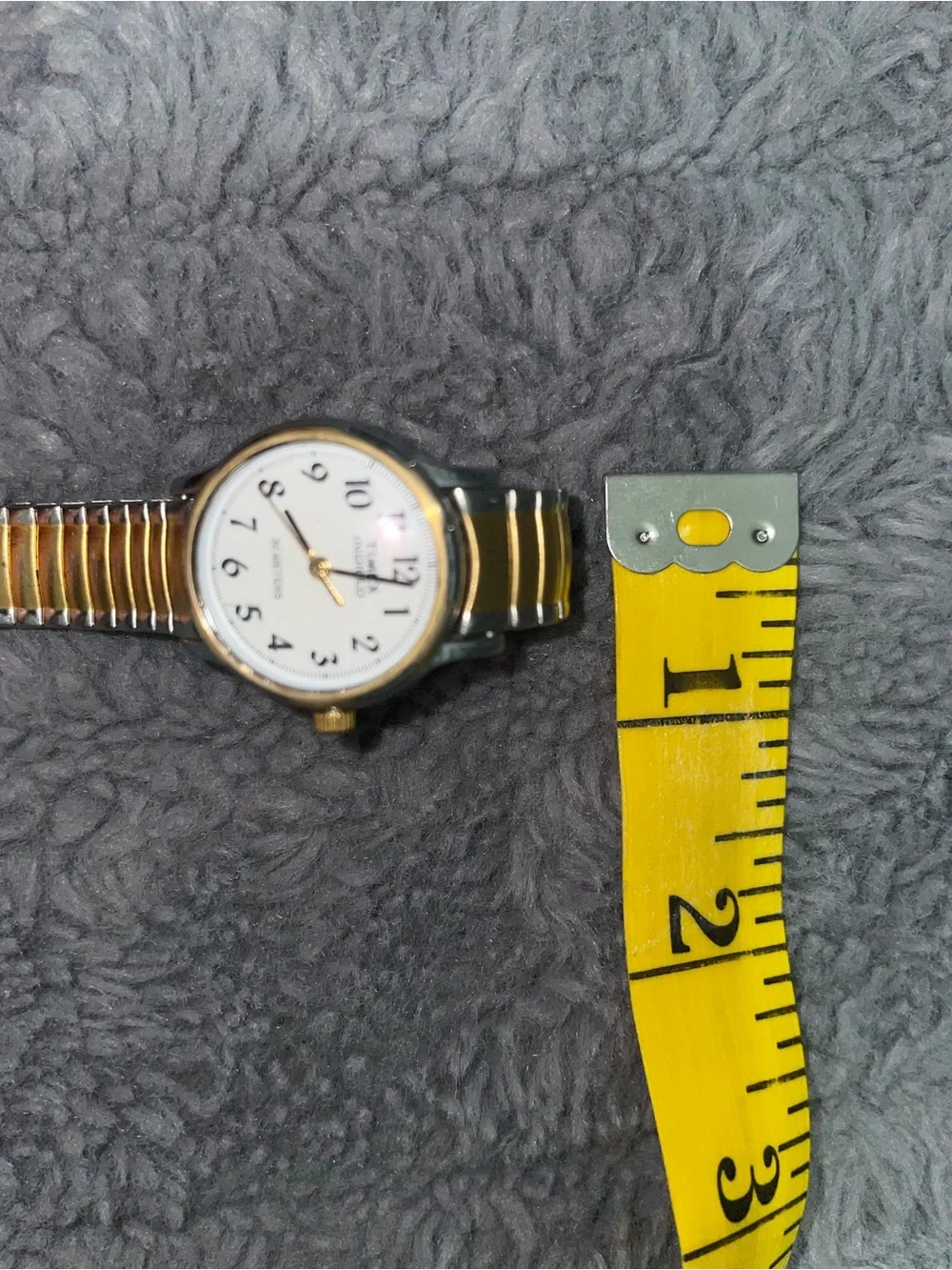 Timex Indiglo Two-Tone Silver and Gold Expansion Band, Water Resistant Watch